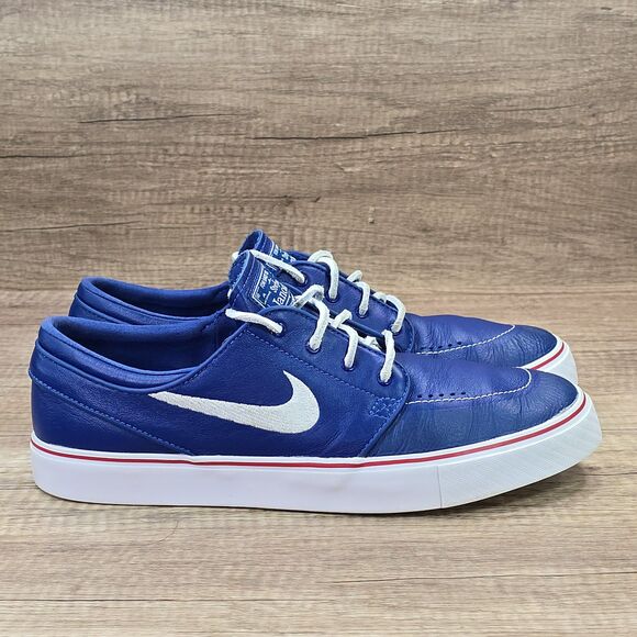 Nike Other - Nike Zoom Stefan Janoski Men's Size 11 Blue Leather Sneakers (559574-981) RARE